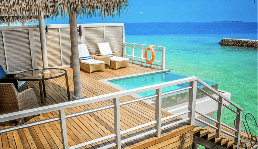 Water villa in Maldives