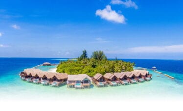 Luxury honeymoon package to Maldives from Nepal at NH Maldives Kuda Rah resort private pool villa
