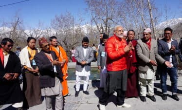 prime minister modi in Muktinath