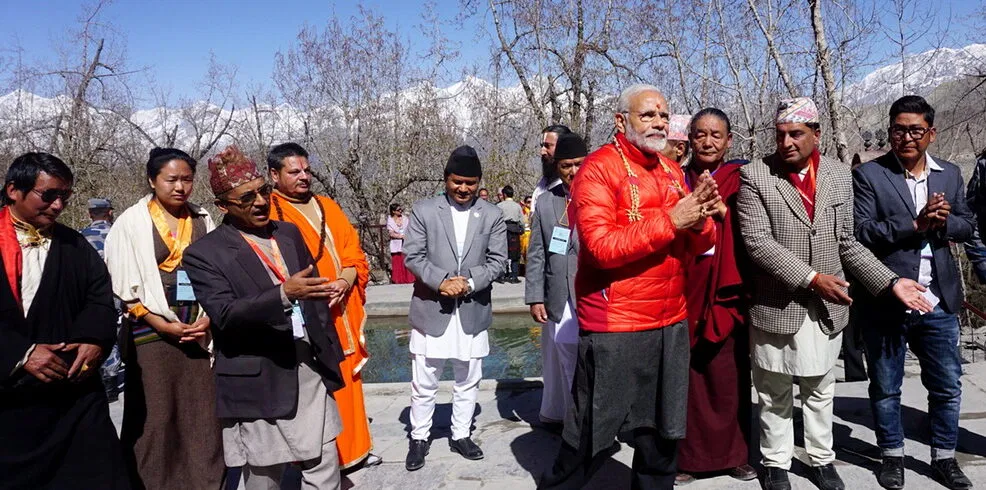 prime minister modi in Muktinath