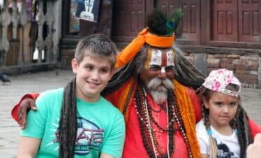Family holiday in Nepal