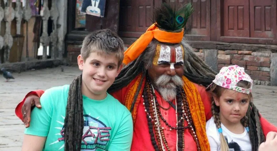 Family holiday in Nepal