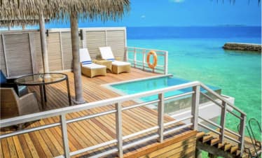 Water villa in Maldives