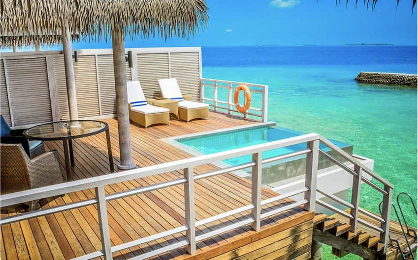 Water villa in Maldives